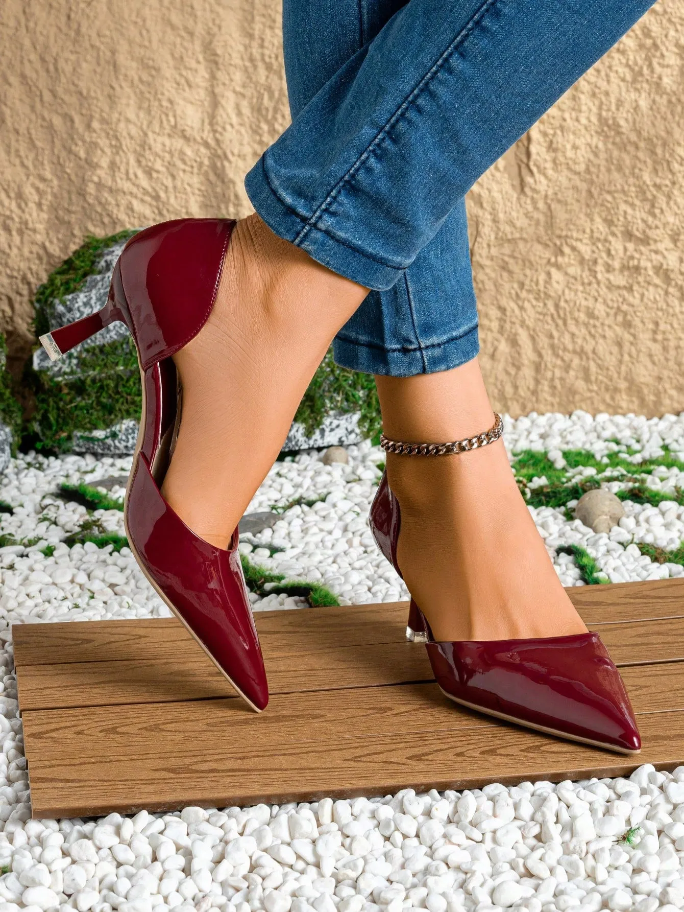 New Arrival Fashionable High Heel Hollow Out Single Shoes For Women