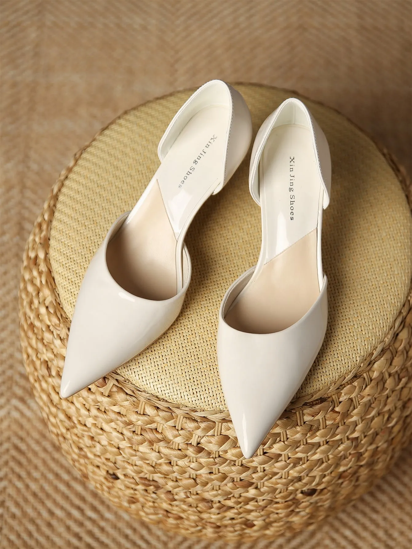 New Arrival Fashionable High Heel Hollow Out Single Shoes For Women