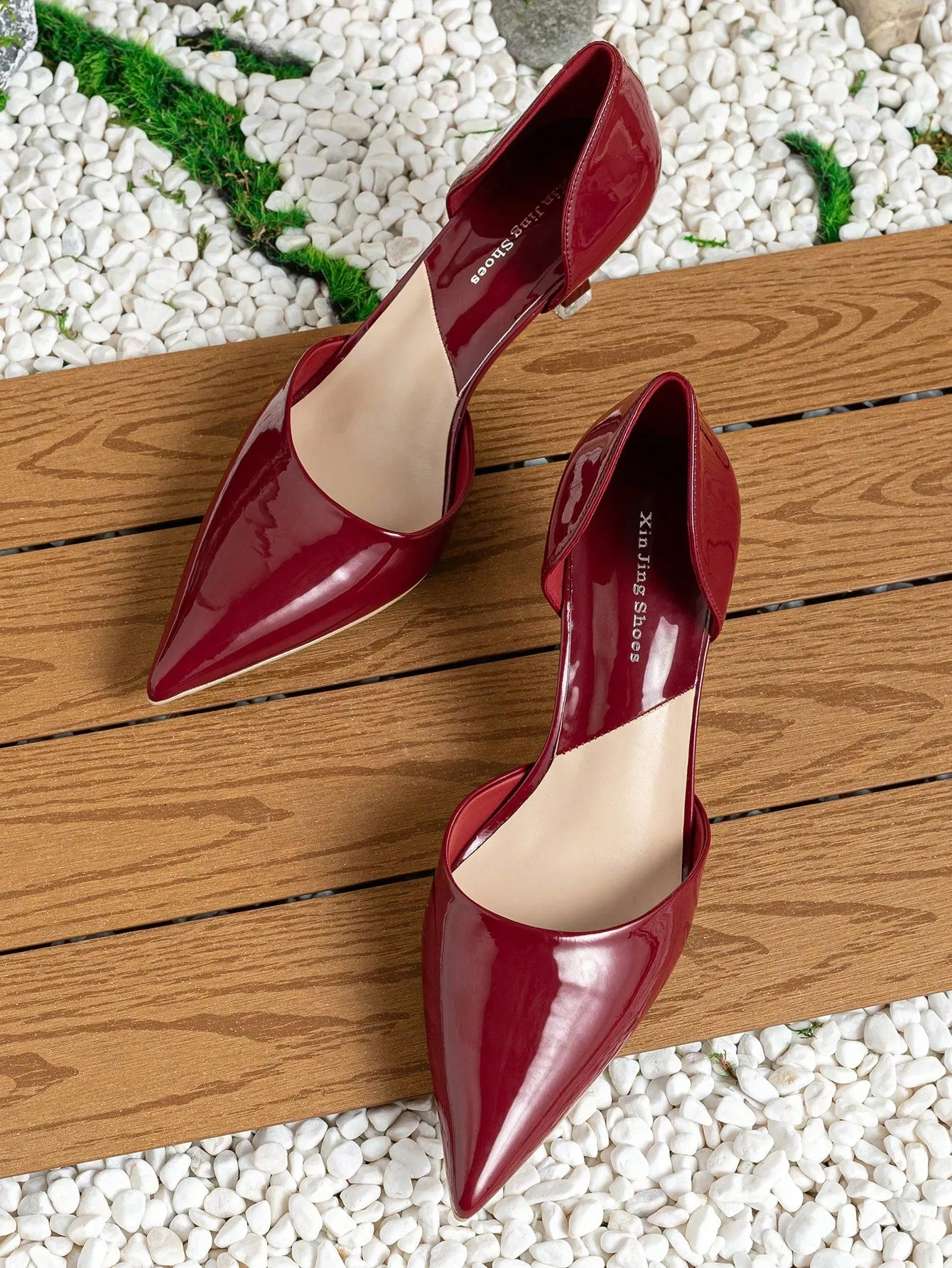 New Arrival Fashionable High Heel Hollow Out Single Shoes For Women
