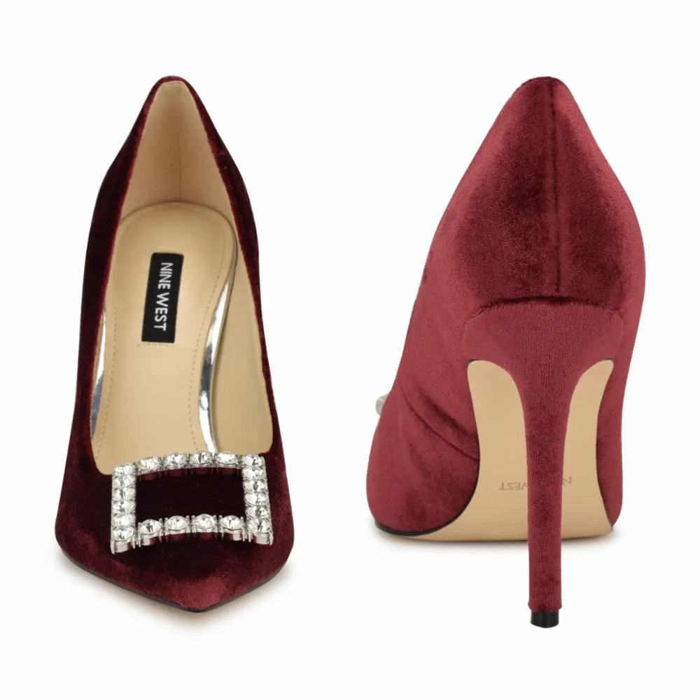 Nine West Women's Franny2 Burgundy M