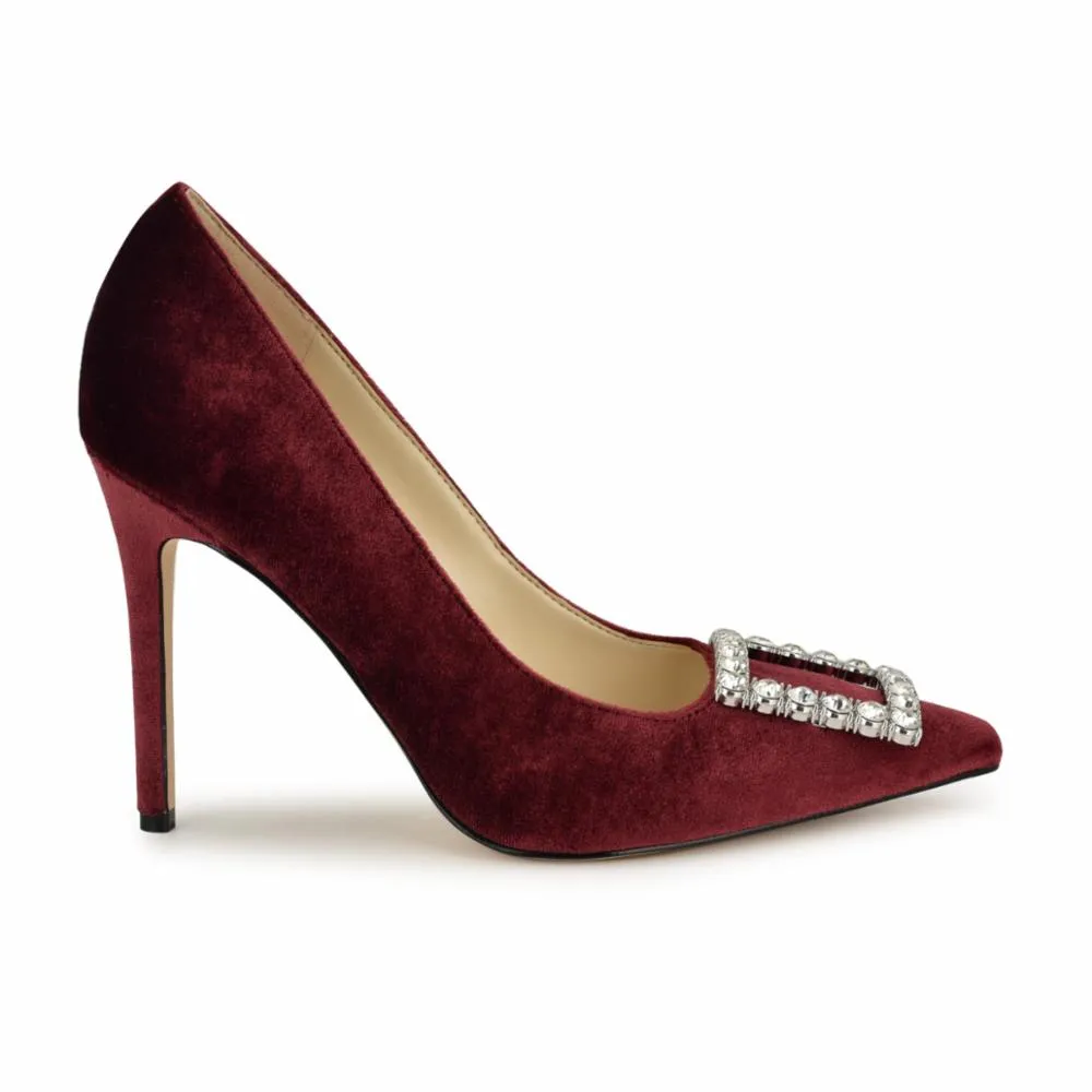 Nine West Women's Franny2 Burgundy M