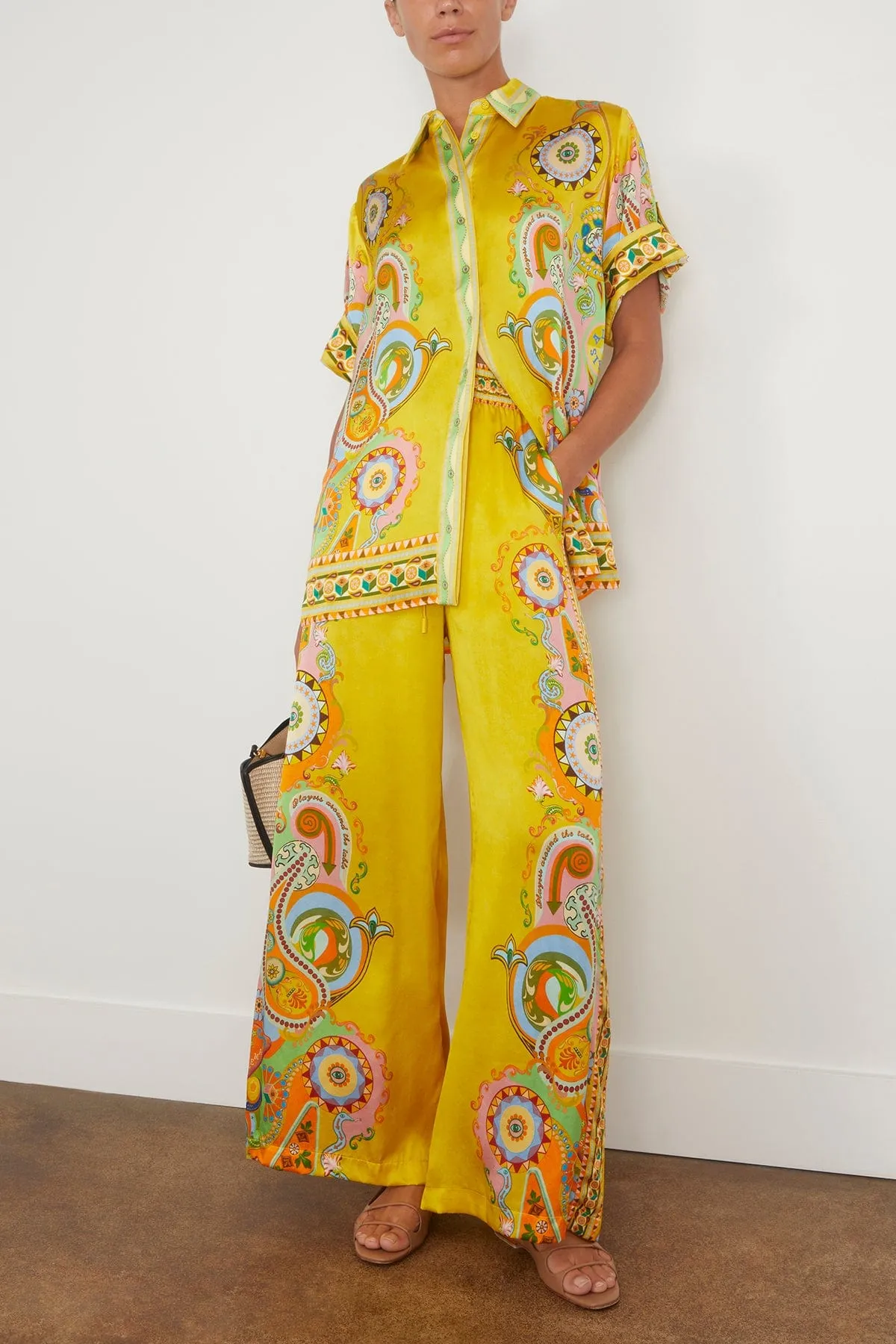Pinball Silk Pant in Multi