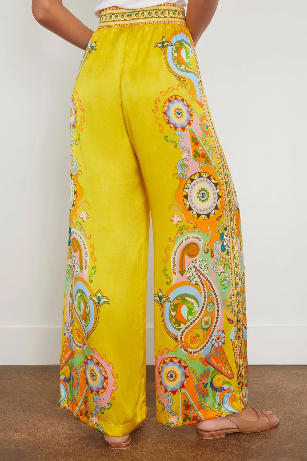 Pinball Silk Pant in Multi
