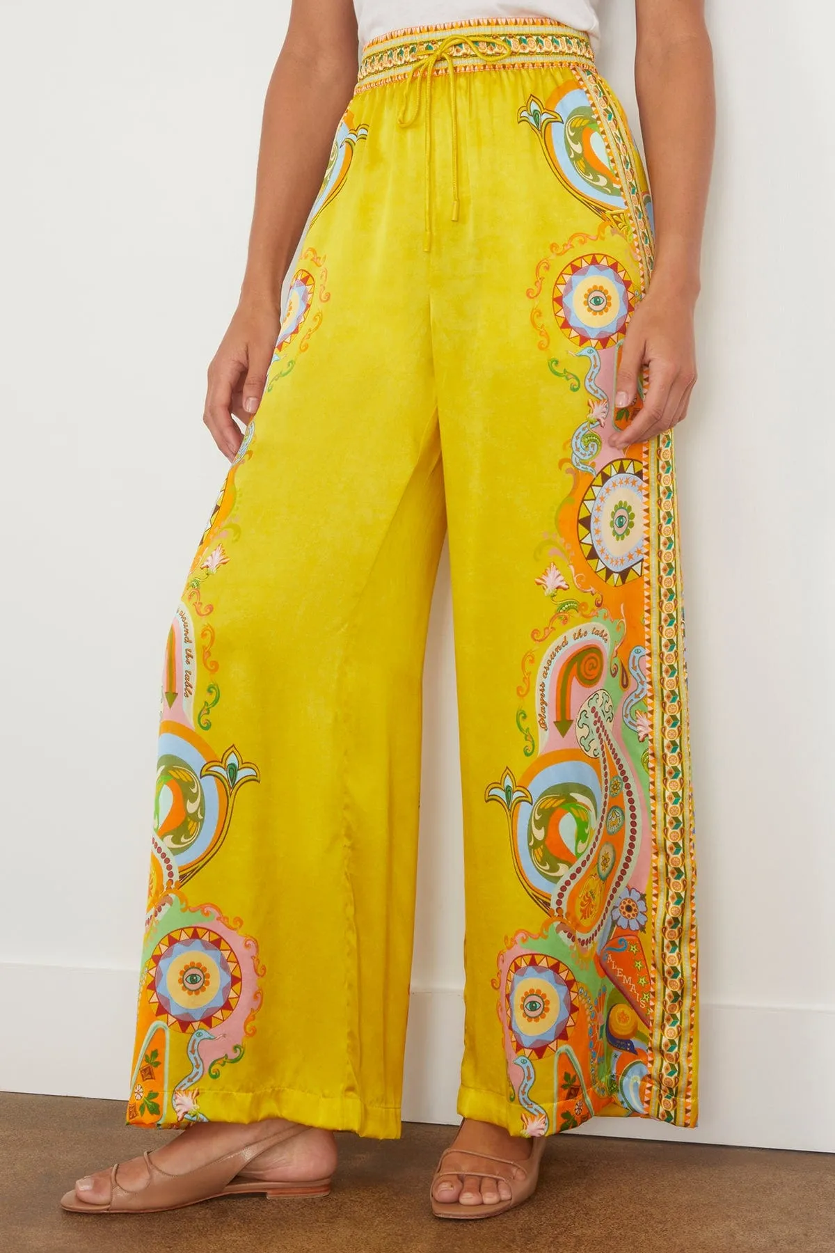 Pinball Silk Pant in Multi