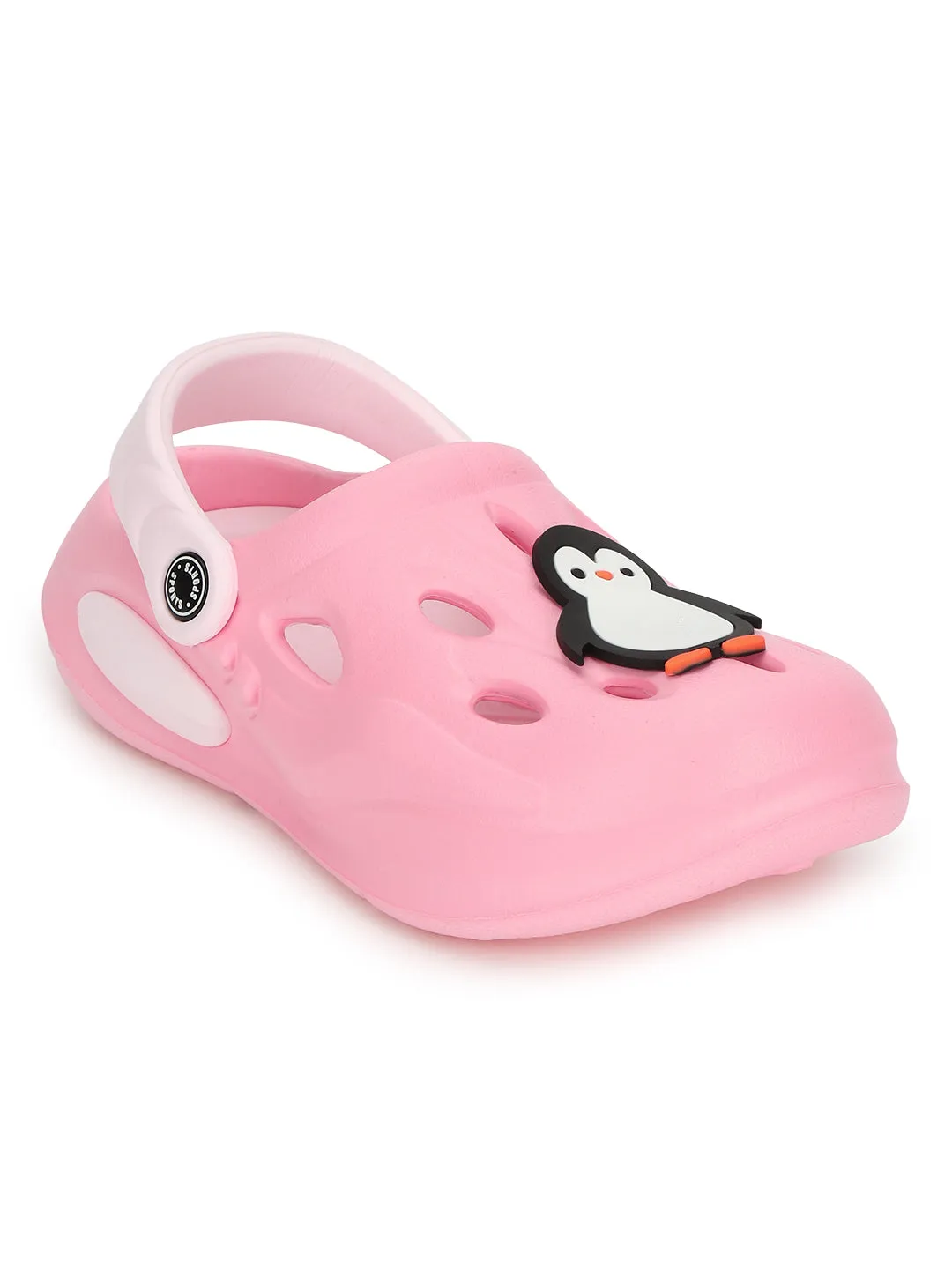 Pink Stylish Slip-On Clogs For Kids-Unisex (TC-LCLOG4-PNK)