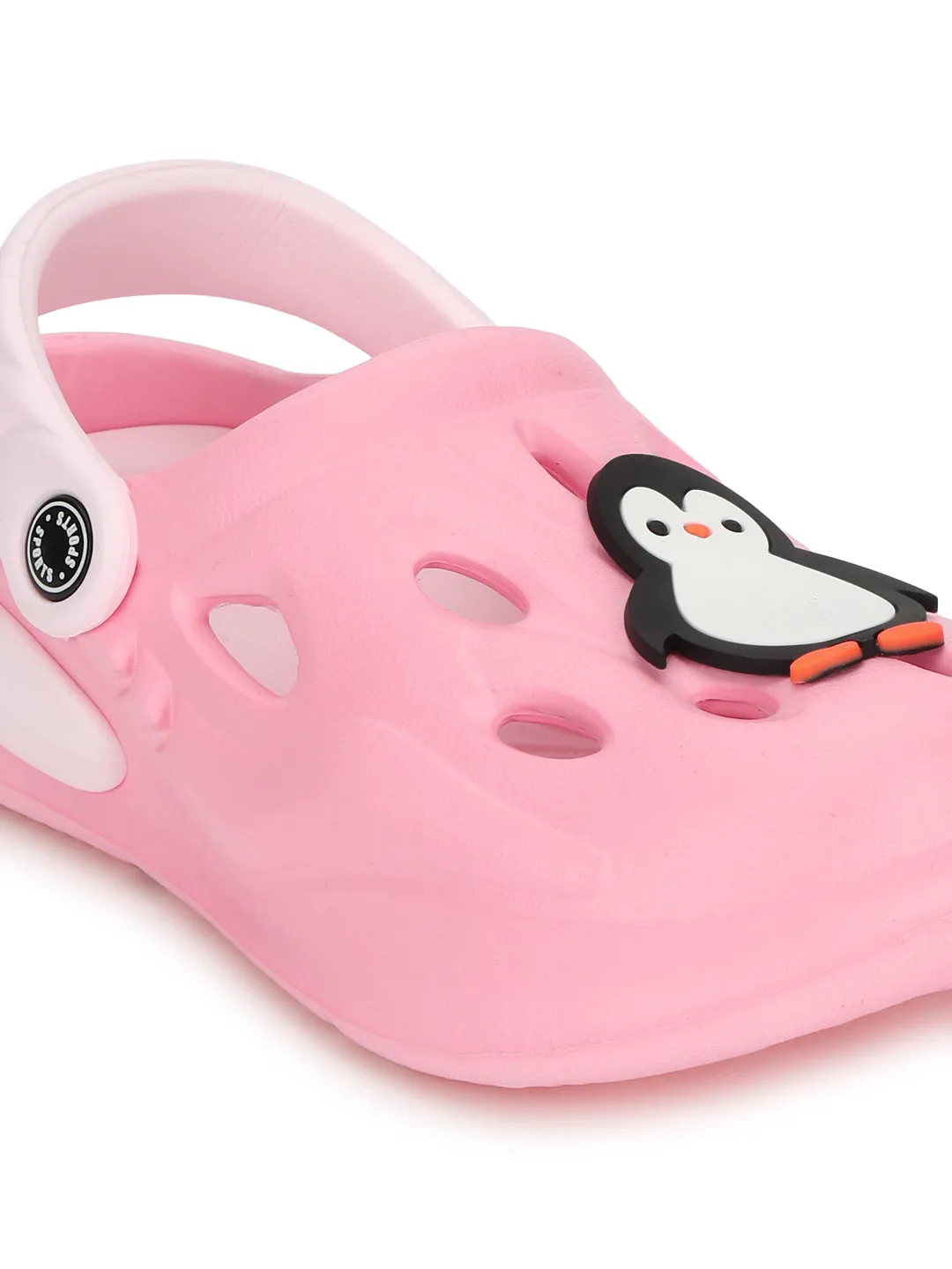 Pink Stylish Slip-On Clogs For Kids-Unisex (TC-LCLOG4-PNK)