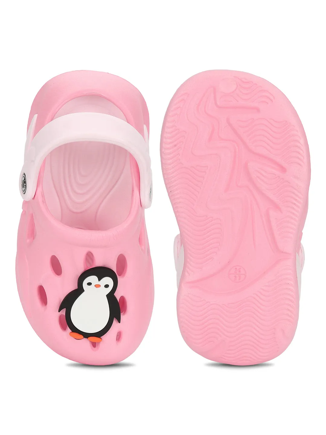 Pink Stylish Slip-On Clogs For Kids-Unisex (TC-LCLOG4-PNK)