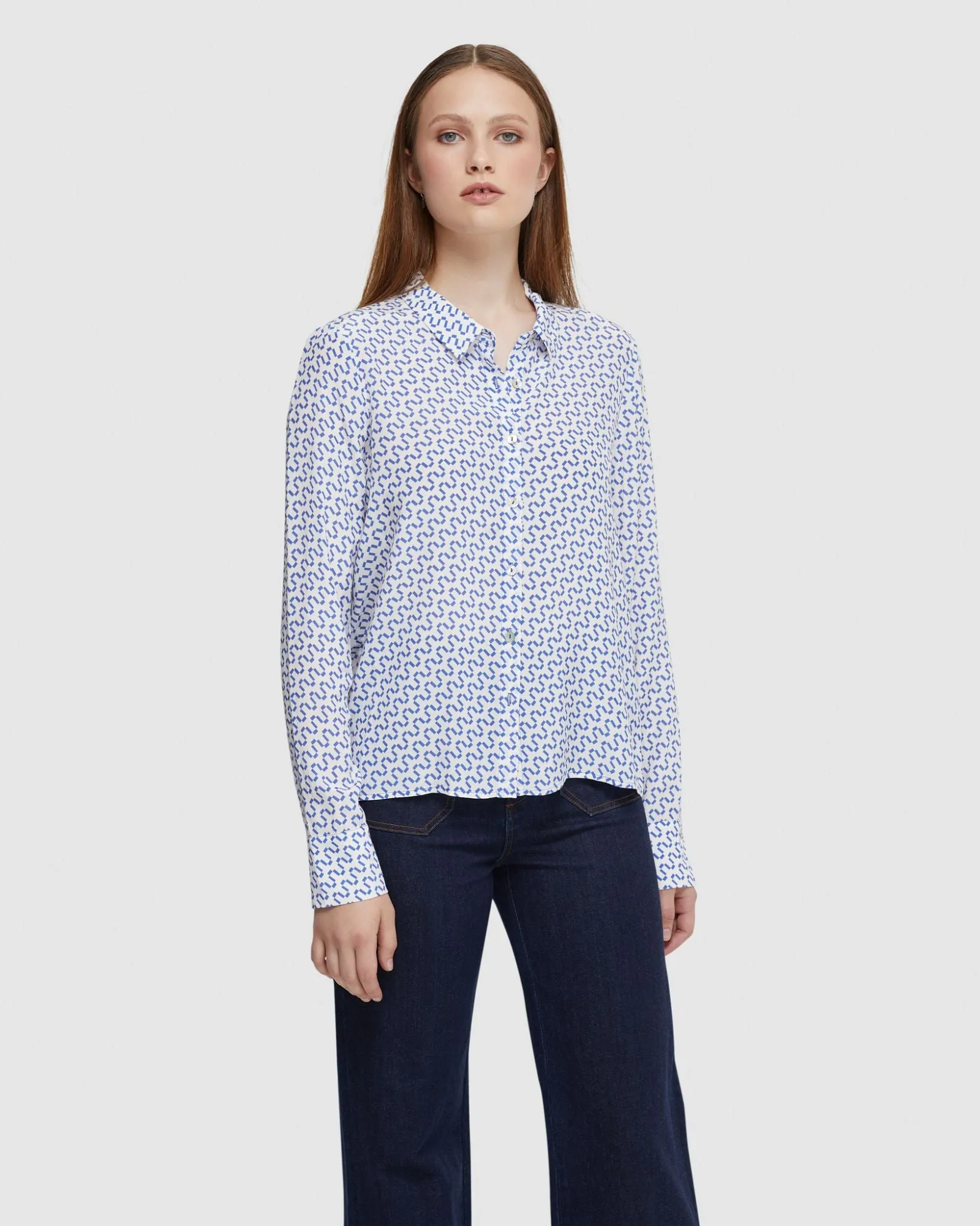 Poppy Zigzag Printed Shirt