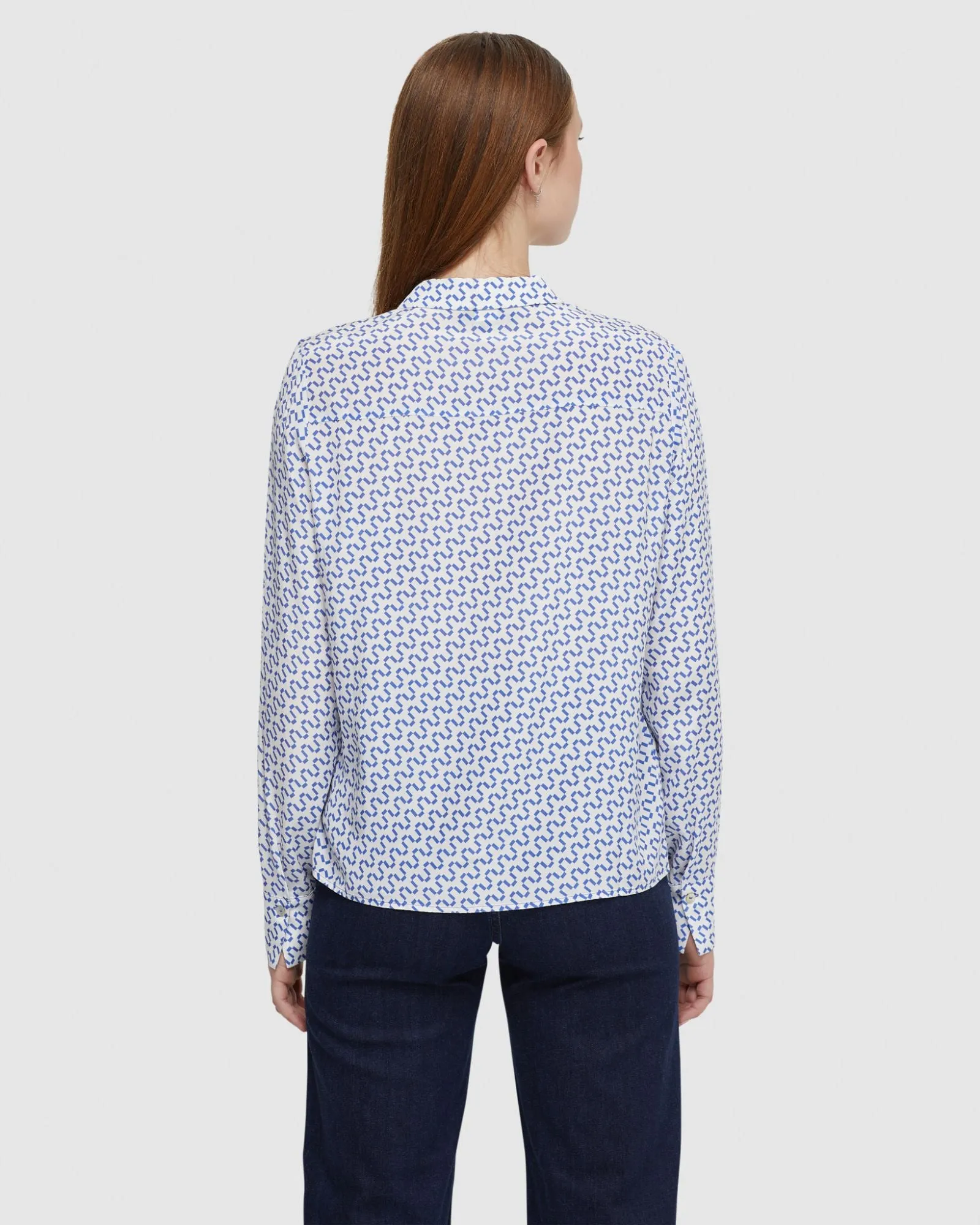 Poppy Zigzag Printed Shirt