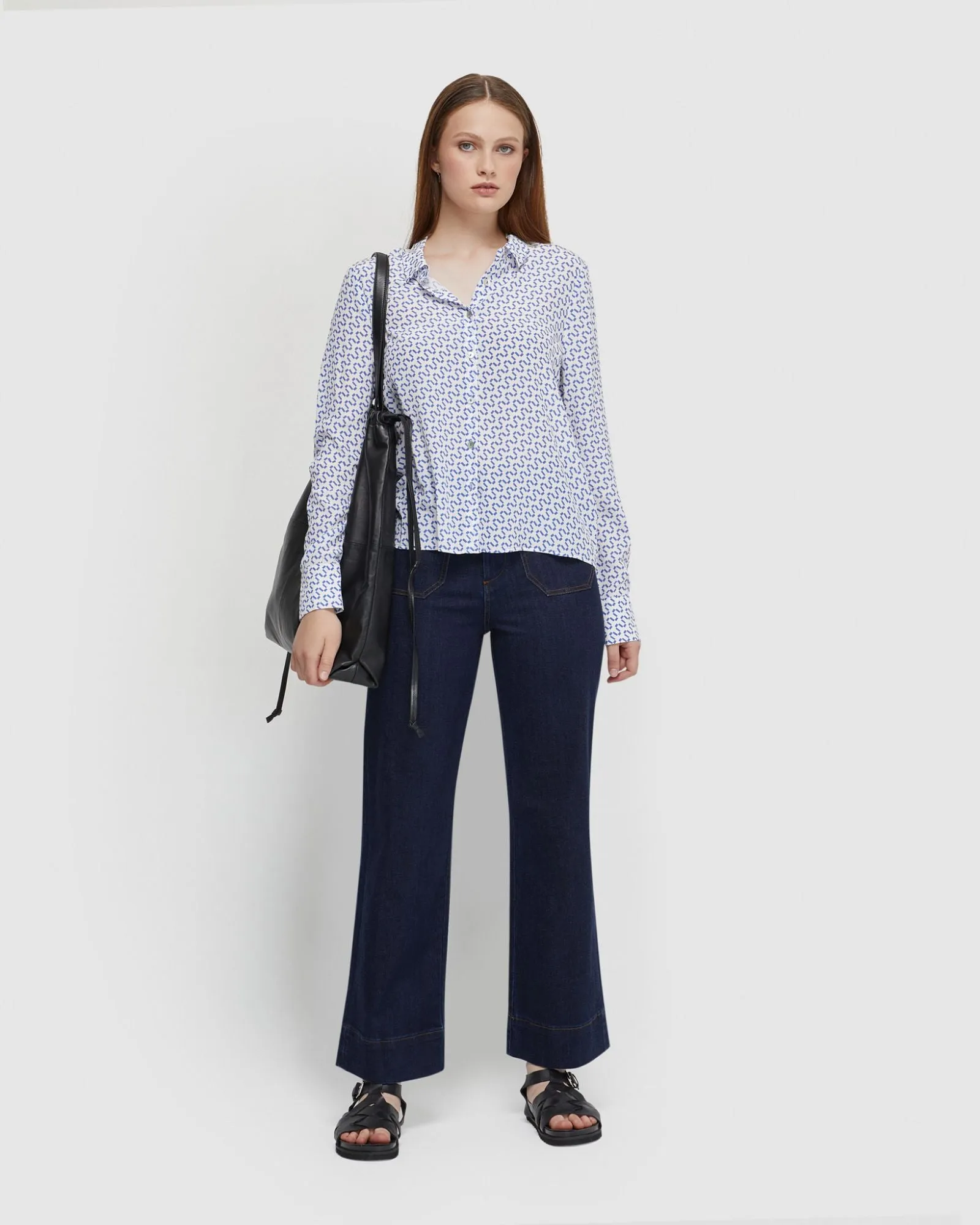 Poppy Zigzag Printed Shirt