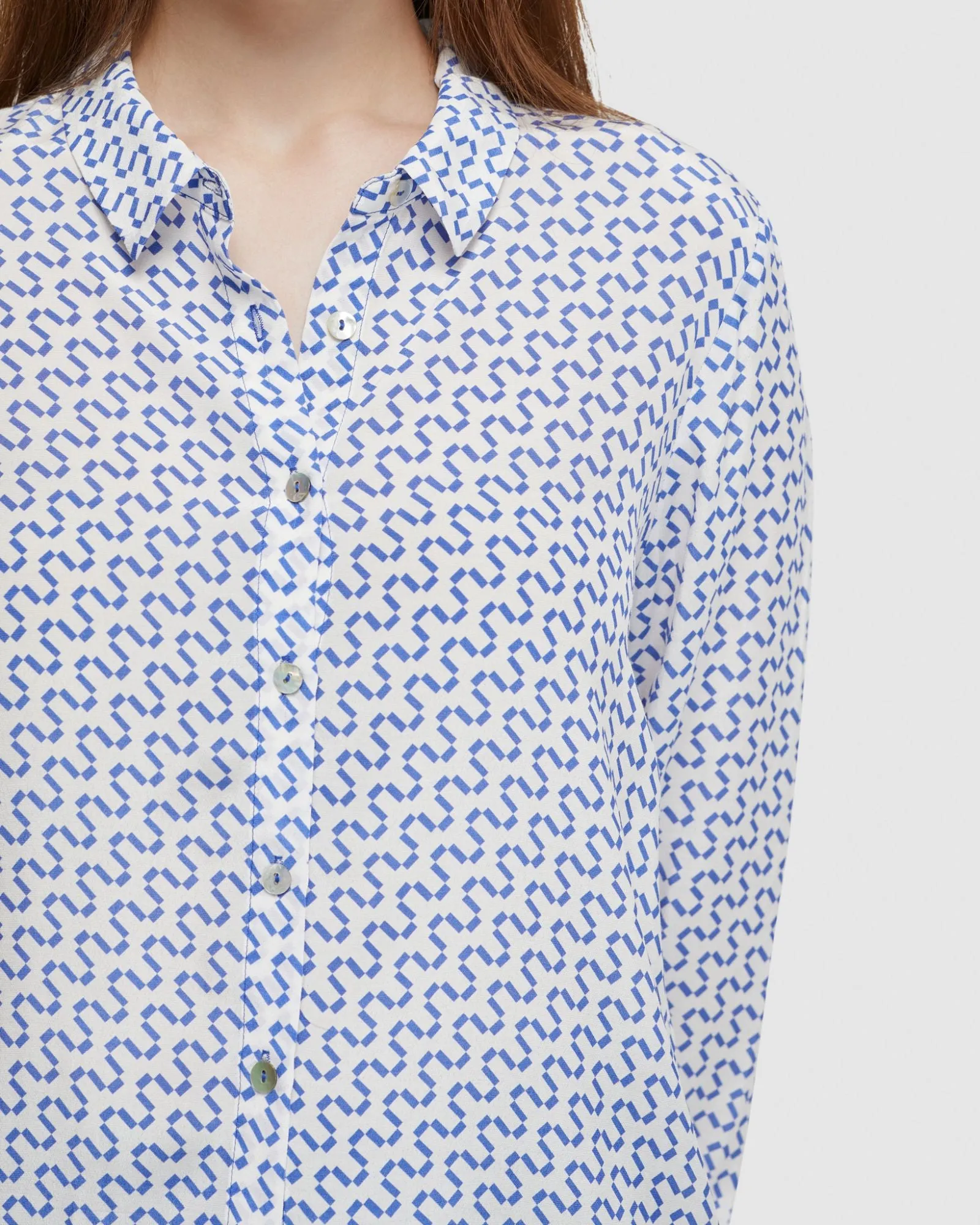 Poppy Zigzag Printed Shirt