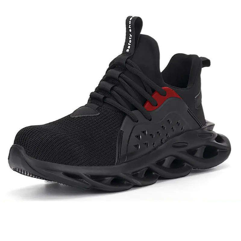 Safety Work Shoes for Men Steel Toe Lightweight Breathable Work Slip Resistant for Worker Protective Sneakers