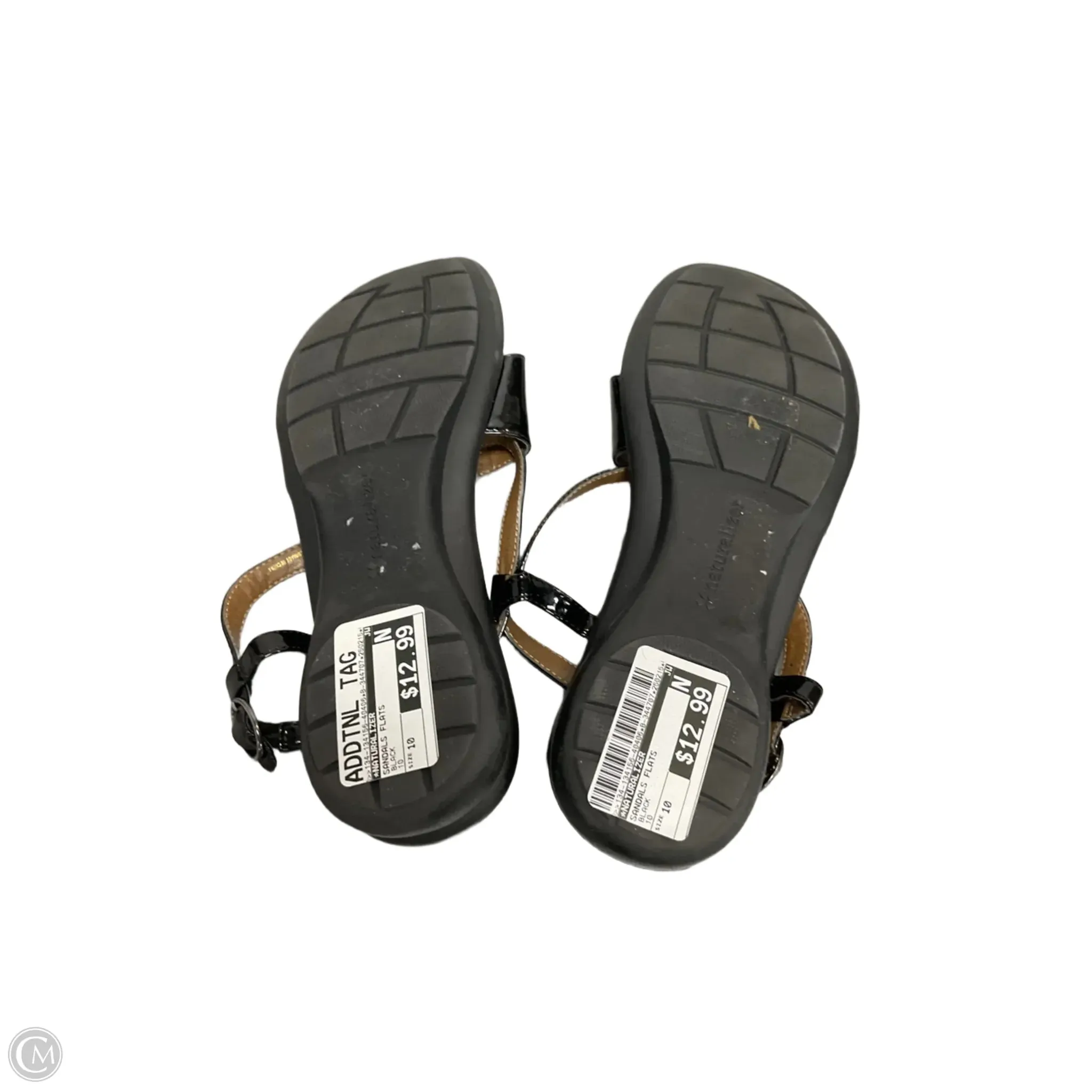 Sandals Flats By Naturalizer In Black, Size: 10