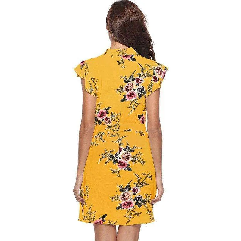 Sunny Chic Floral Dress