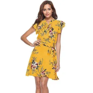 Sunny Chic Floral Dress
