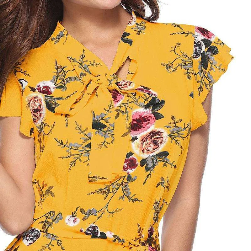 Sunny Chic Floral Dress