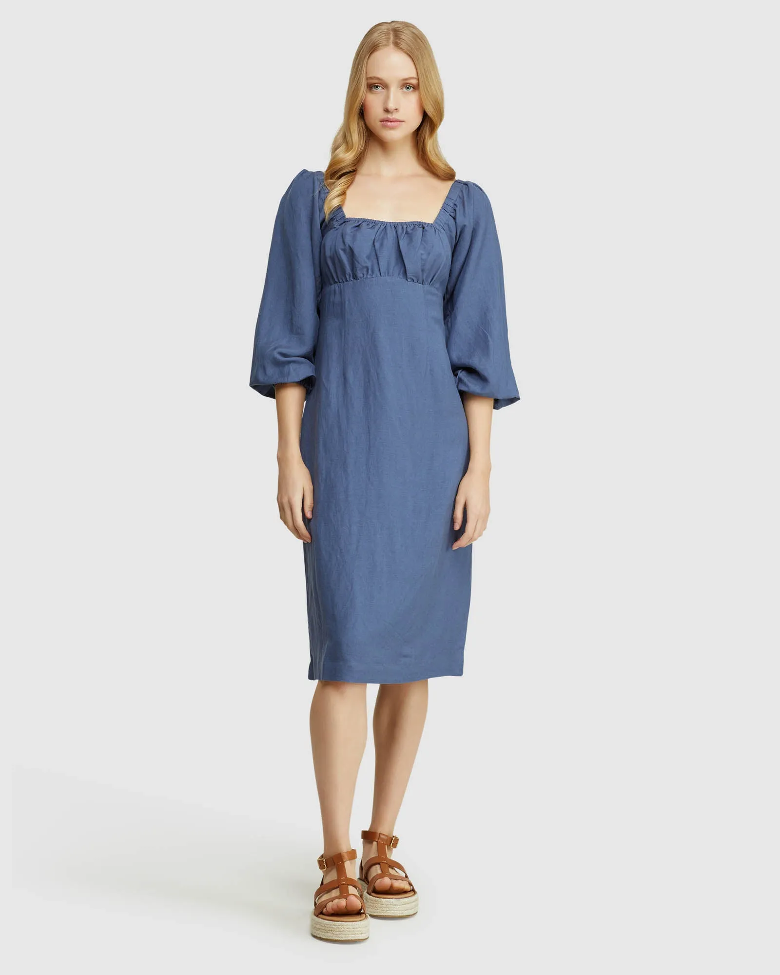Tamika Linen Blend Dress