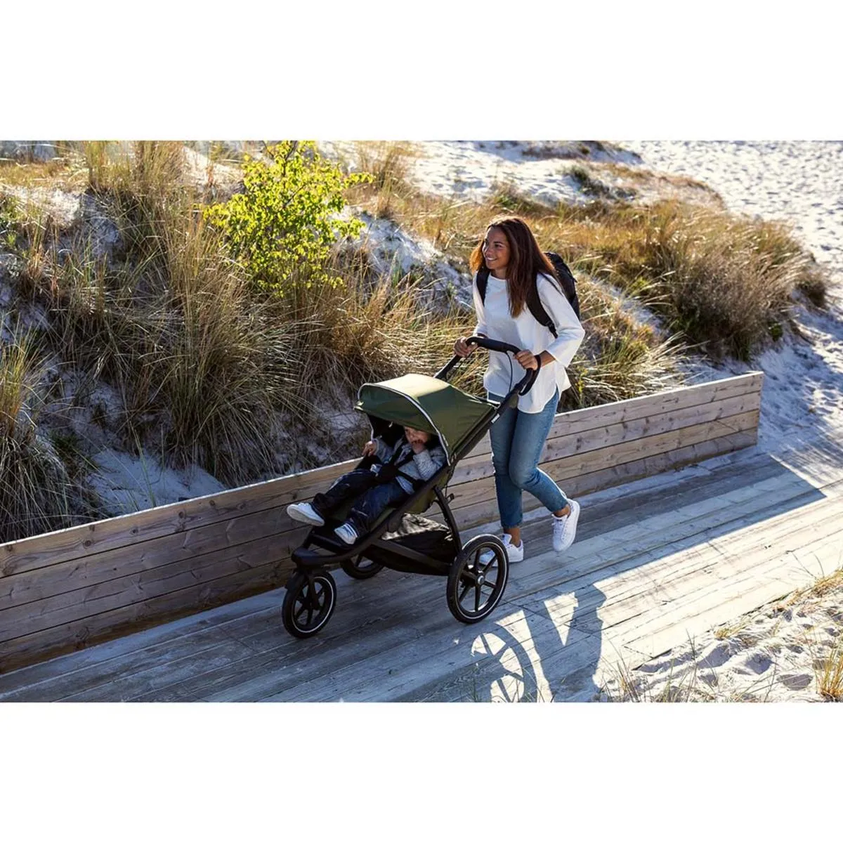 Thule Urban Glide 2 Stroller - Black/Cypress Green