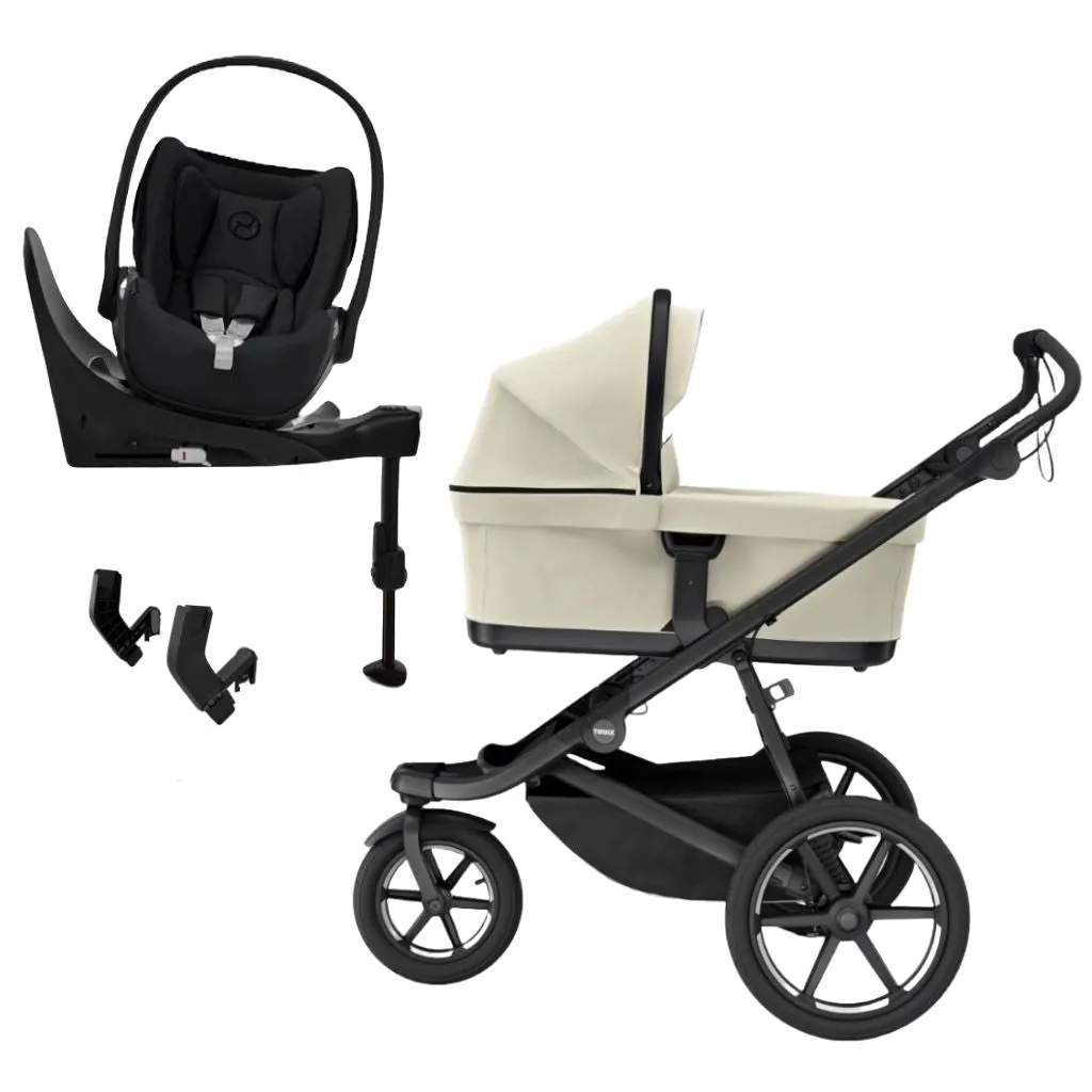 THULE URBAN GLIDE 3 WITH CYBEX CLOUD T AND BASE T TRAVEL SYSTEM