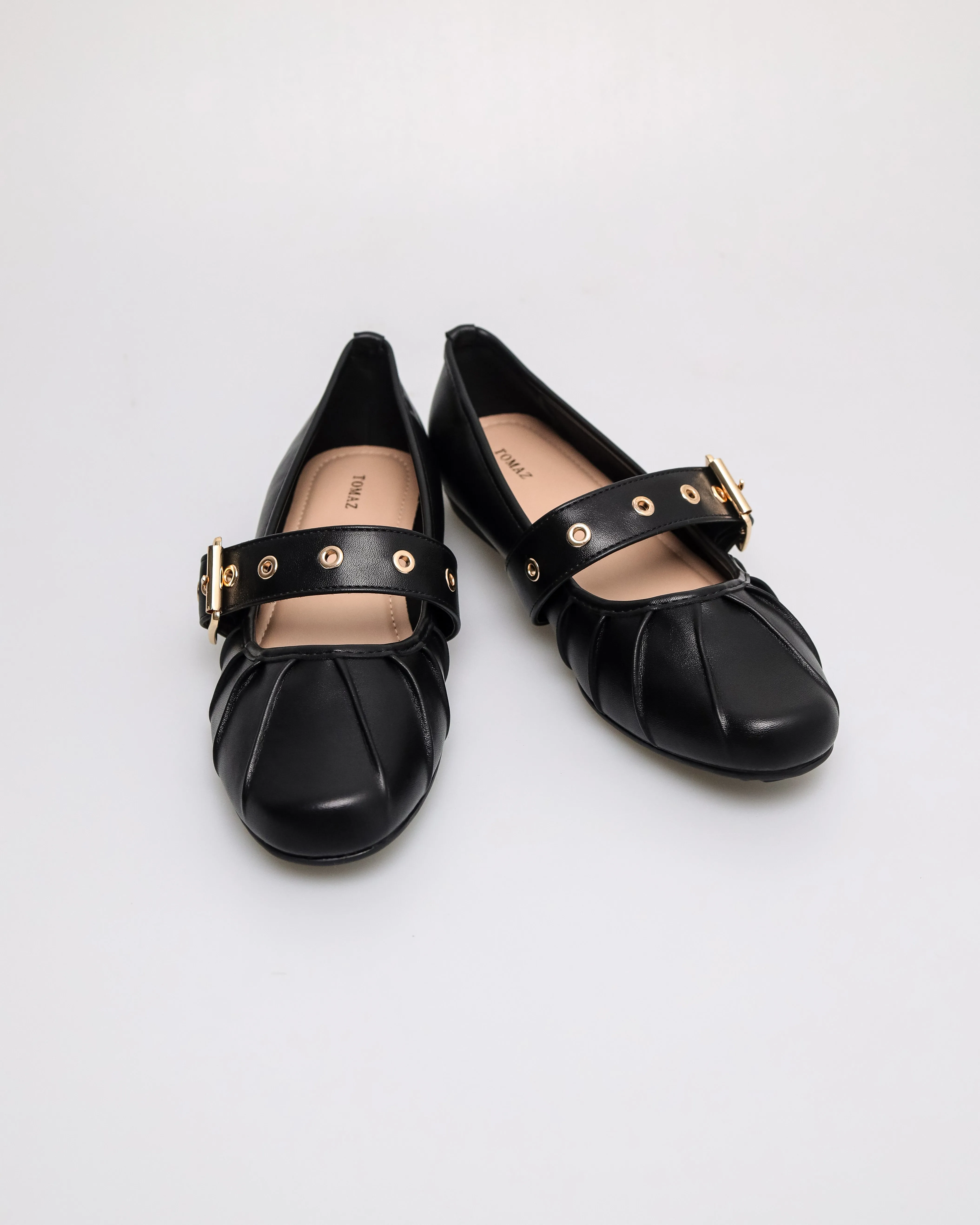 Tomaz NN574 Ladies Buckle Bliss Flats