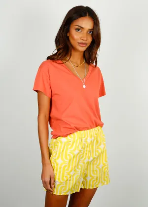 V Venice Top in Cedar