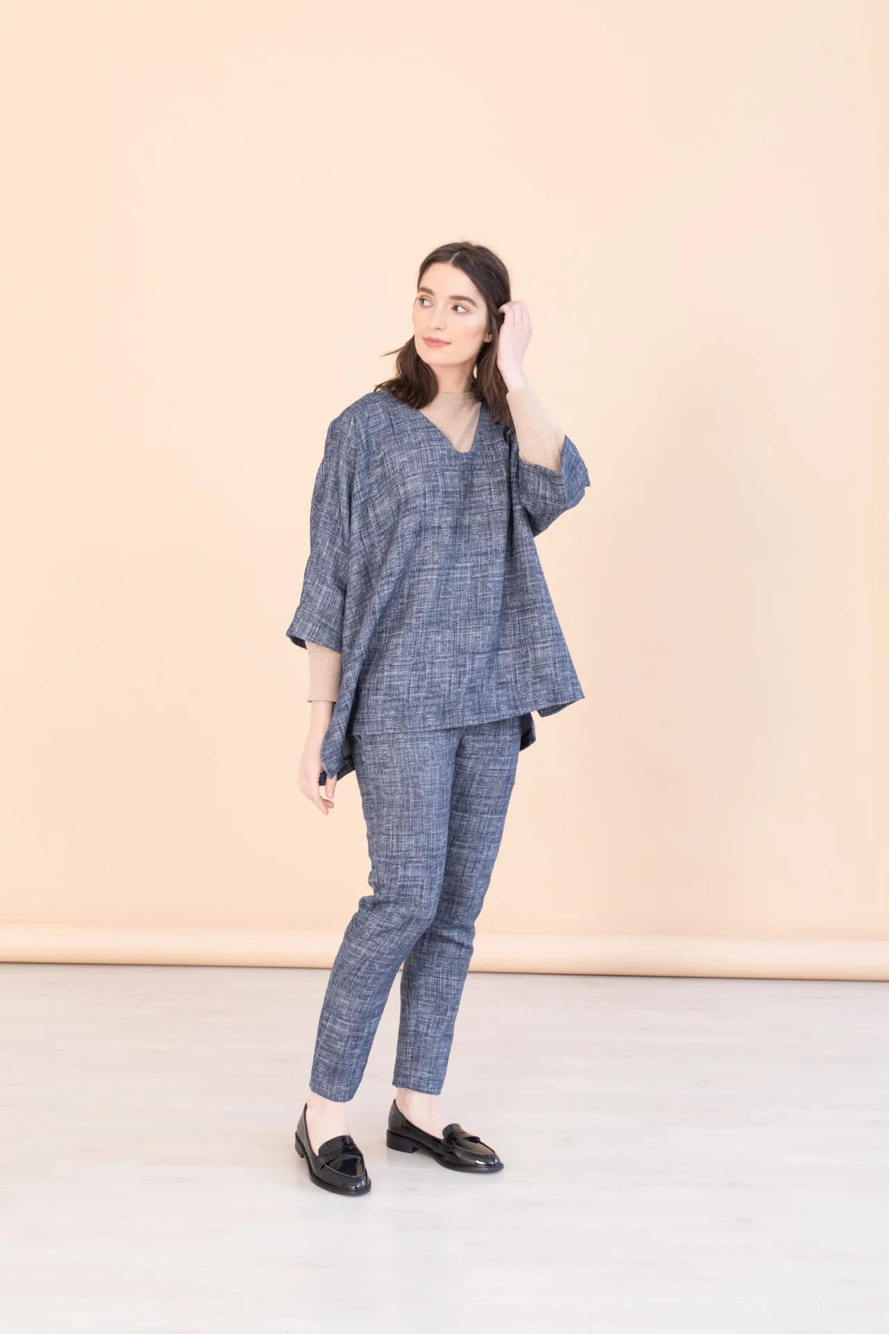 Valentina - Tunic Top - 52% polyester, 48% cotton / 52 % Polyester, 48 % Baumwolle