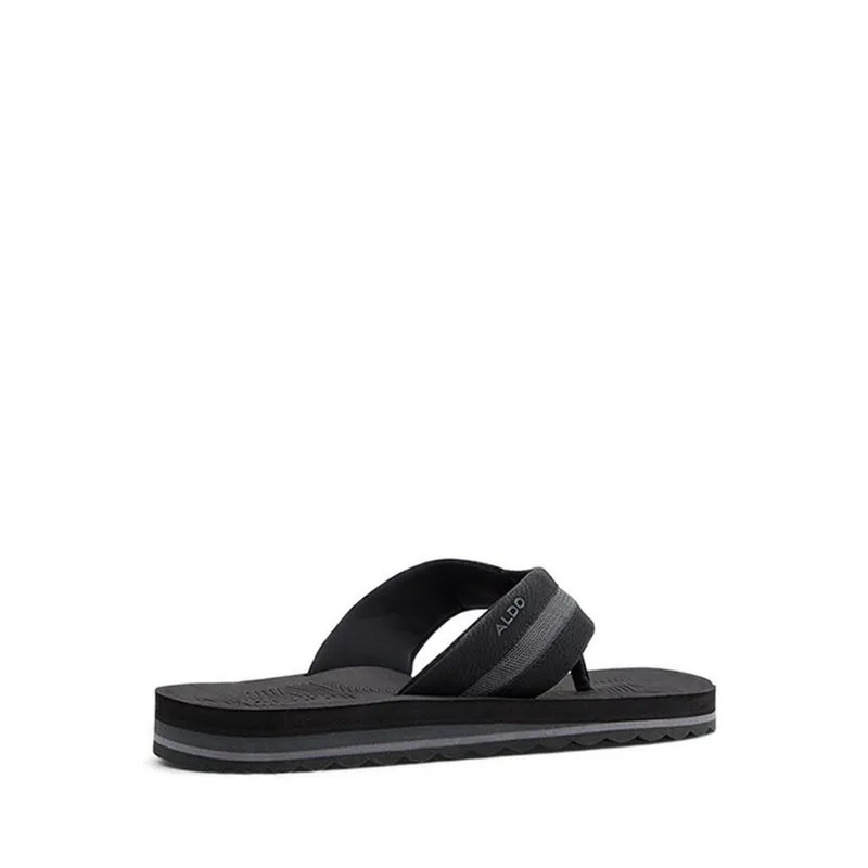 Vovchenko Men Thong Flat Sandal - Black