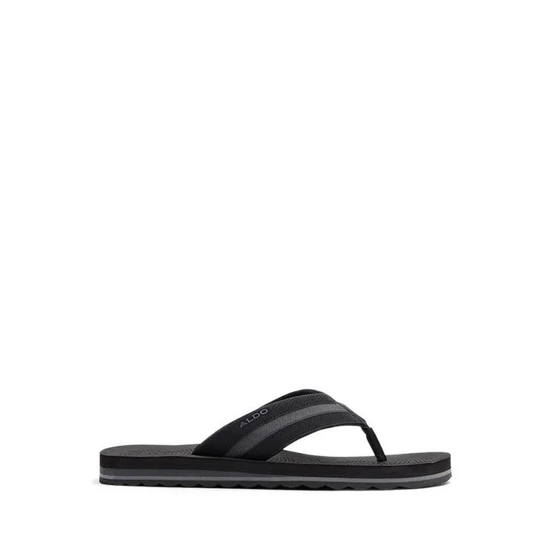 Vovchenko Men Thong Flat Sandal - Black