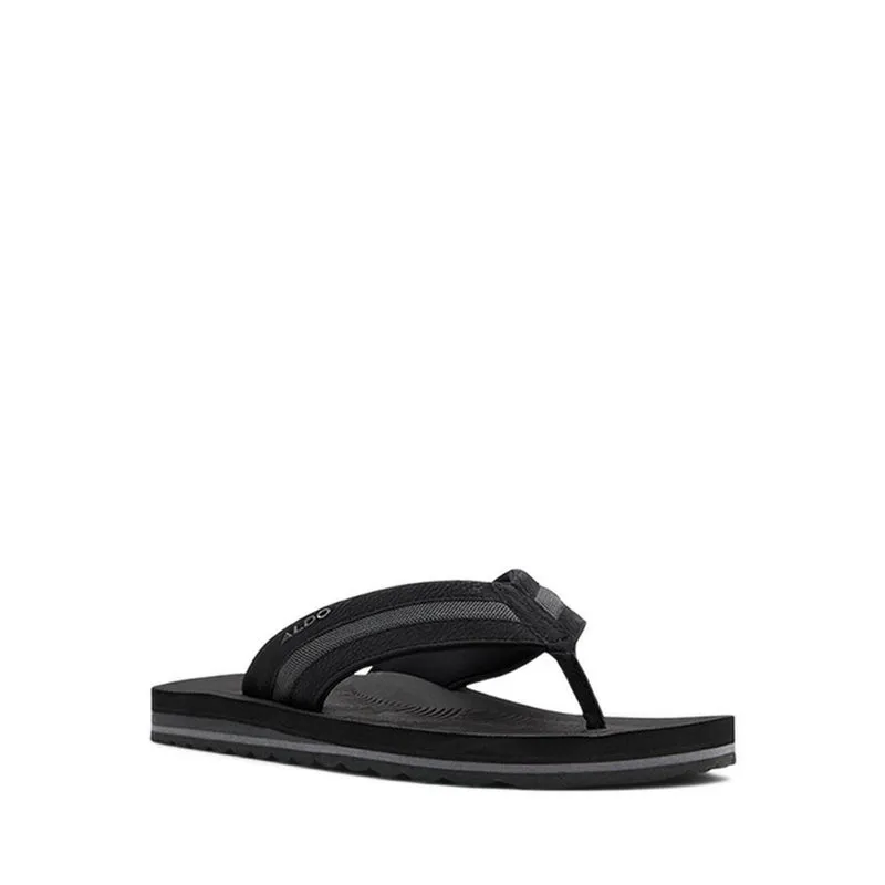 Vovchenko Men Thong Flat Sandal - Black