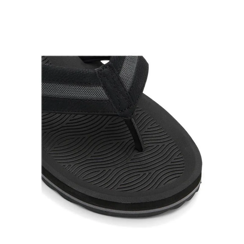 Vovchenko Men Thong Flat Sandal - Black